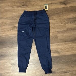 Cherokee Workwear Navy Jogger Scrub Pants